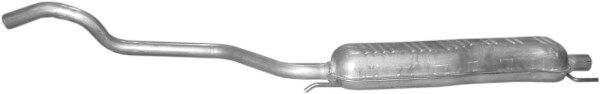 Polmo Mittelschalldämpfer 17623 Für Opel