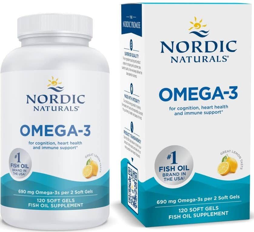 Nordic Naturals Omega-3 690mg Limón 120caps