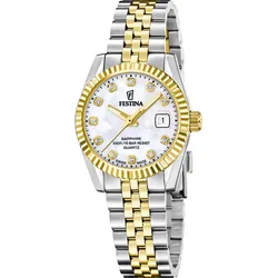 Festina Quarz Damen Classic steel F20088/1 - perlmutt,Multi - 29mm