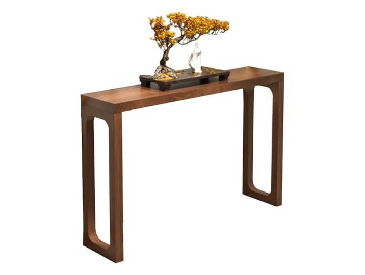 STCERY Konsolentisch, Schmaler Konsolentisch Holz, Flurtisch, Kleiner Ausstellungstisch, Eingangsbereich Deko Tisch, für Flur, Eingang, Büro, Korridor, einfache Montage(80cm/31.5in)