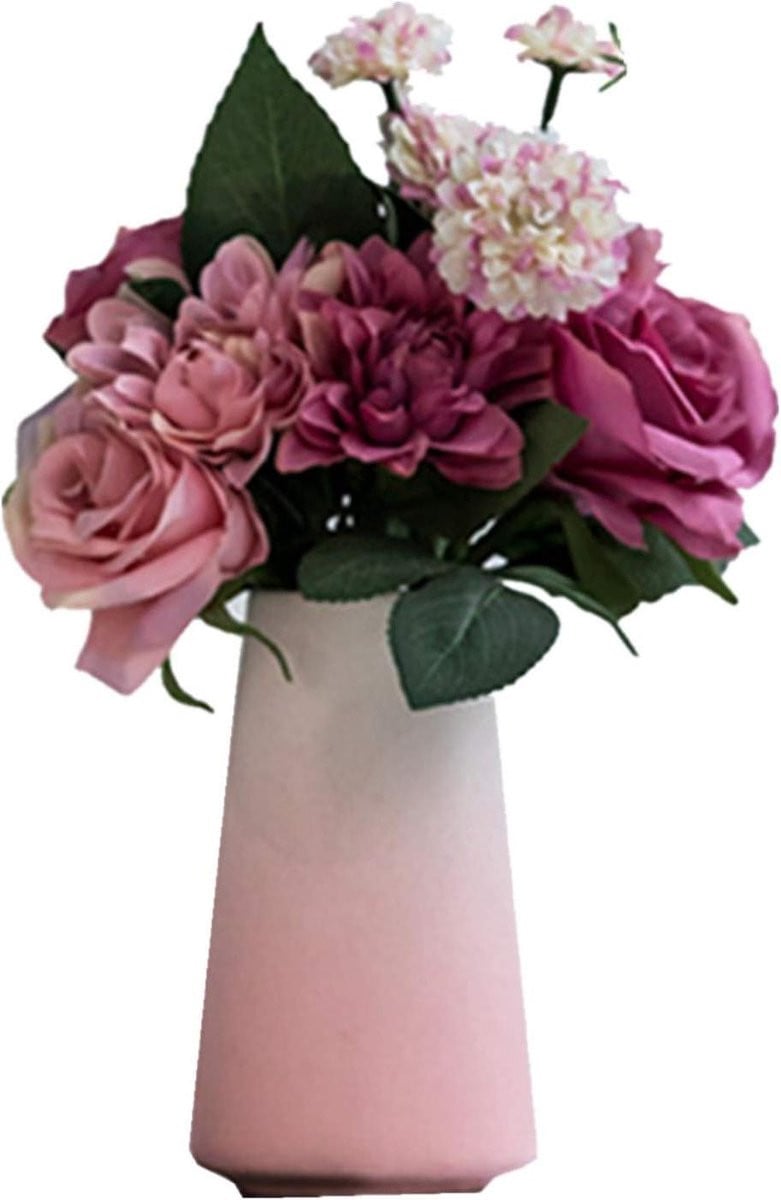 Roze Keramische Vaas voor Decoratie