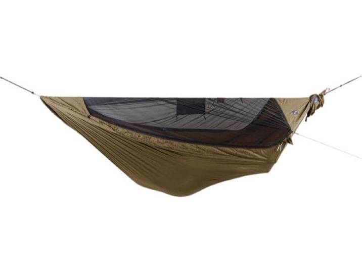 Hängematte ticket to the moon Pro Hammock , braun, B:170cm L:325cm, Kunstfaser, Hängematten, Hängematte, Kompakte Hängematte mit Moskitonetz