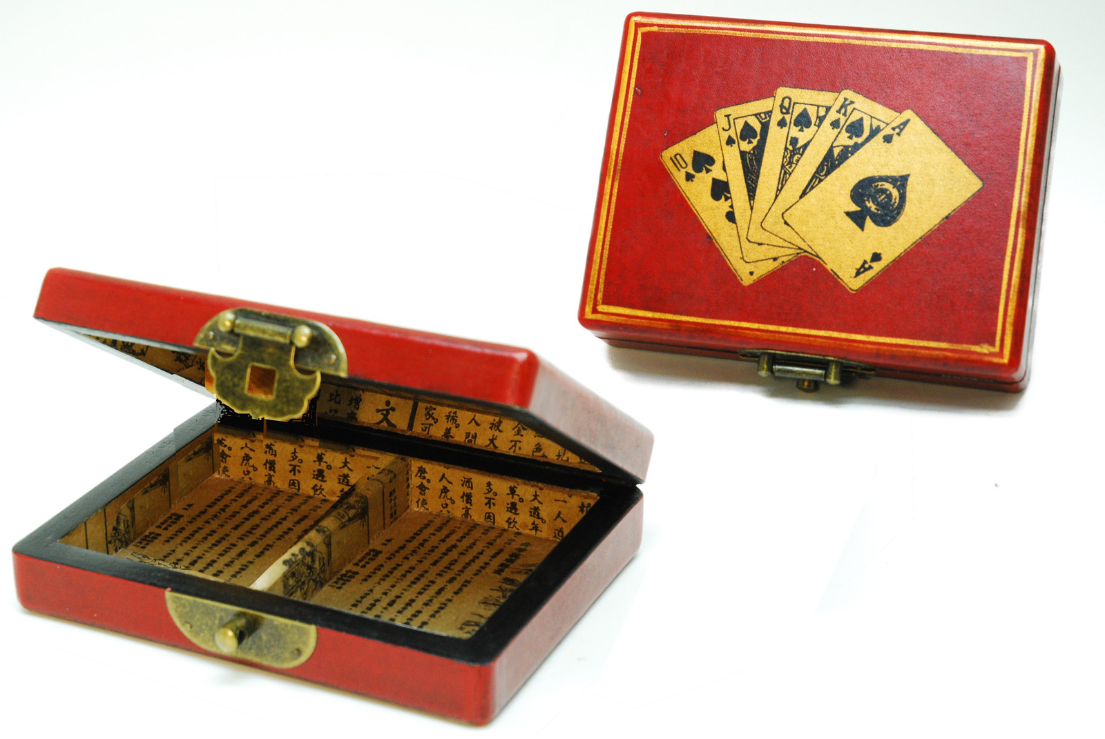 Hot Games Poker koffer met 2 sets speelkaarten