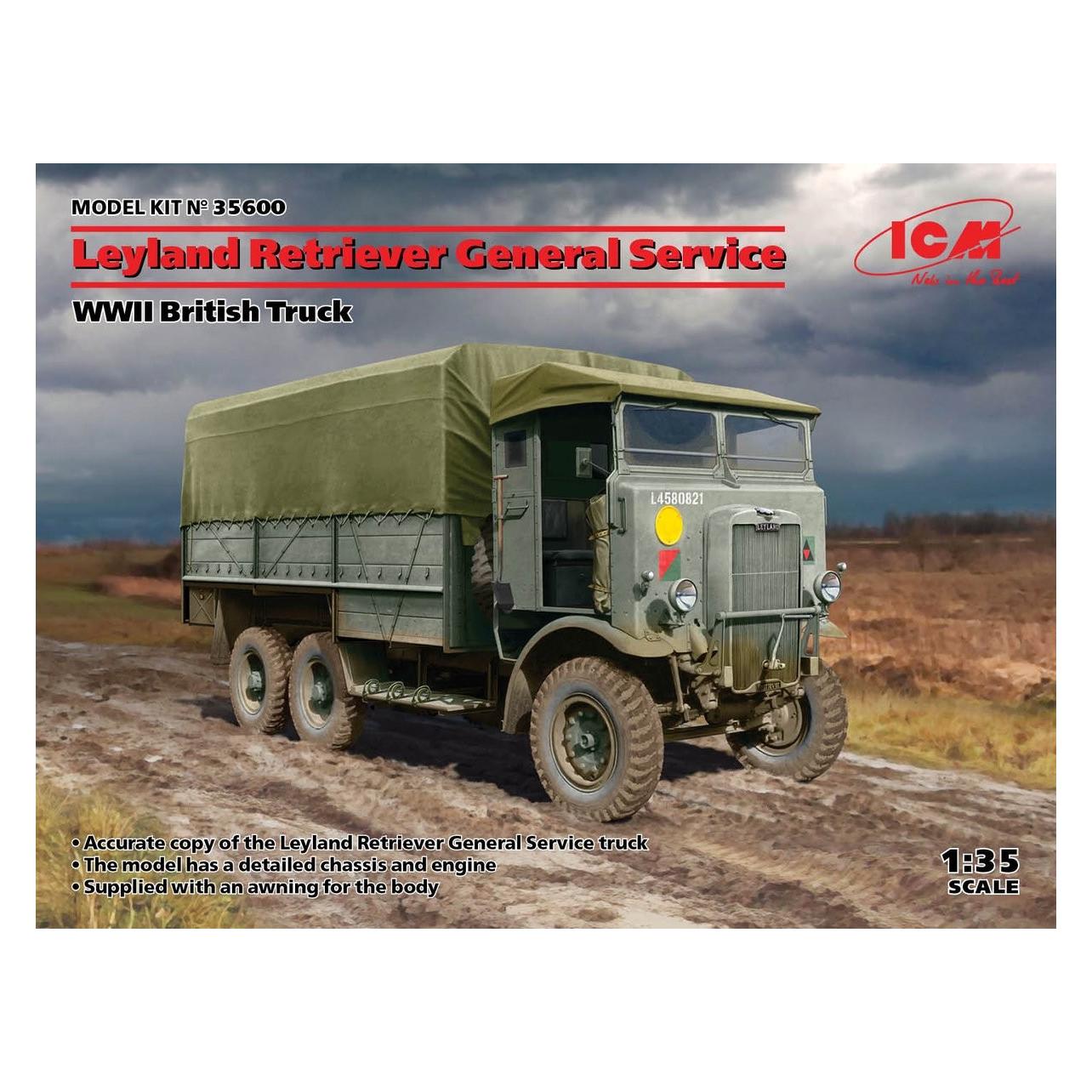 ICM Leyland Retriever General Service, WWII British Truck (35600)