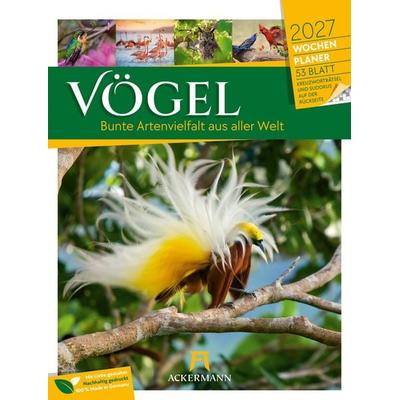 Vögel Wochenplaner Kalender 2027