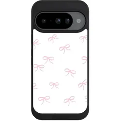 Nivocase Handyhülle für Google Pixel 10 Hülle NIVOpure Case Schwarz Muster Schleife Schleifen (Google Pixel 10), Smartphone Hülle, Schwarz