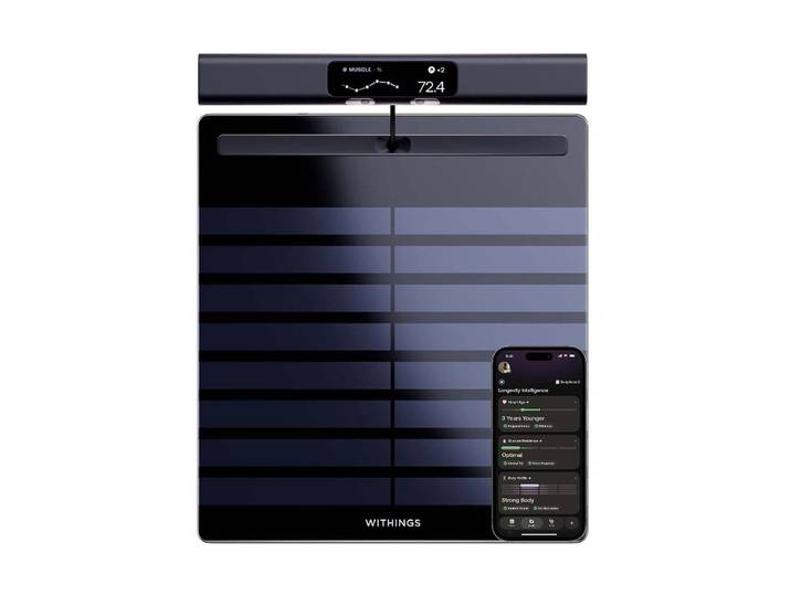 Withings BodyScan 2 Personenwaage Schwarz