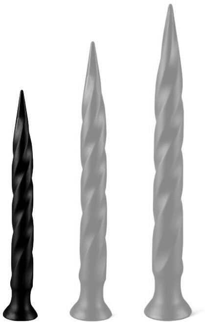 DarkSil Gode long Tail S 34 x 3.5cm Noir