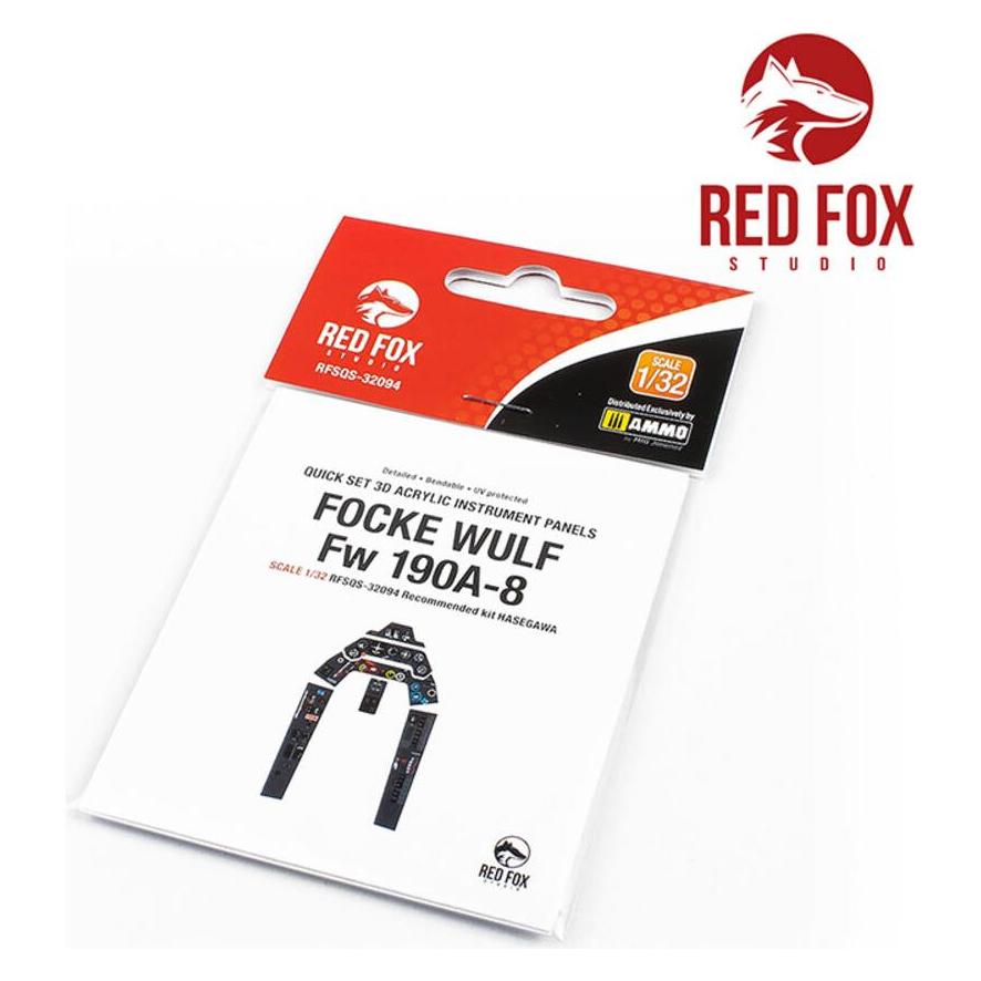 Red Fox 1/32 Focke Wulf Fw 190A-8 (for Hasegawa kit) (RFSQS-32094)