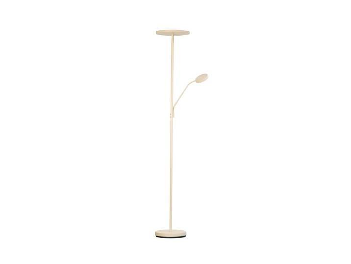 FISCHER & HONSEL LED Stehlampe Sorento, dimmbar, creme / amber, für Wohn- / Esszimmer, Metall, Modern, LED Stehlampe