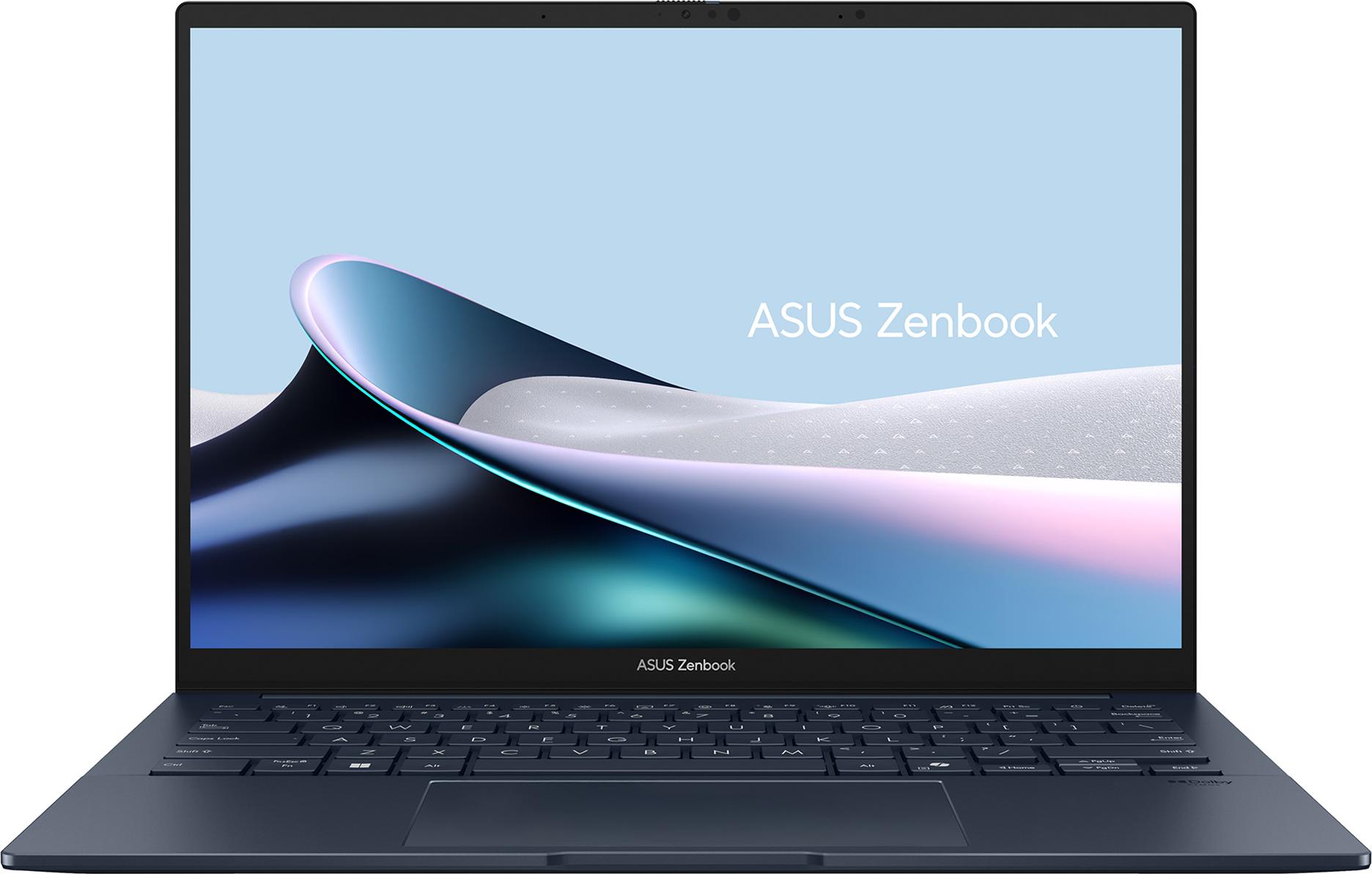 ASUS Zenbook 14 (Ponder Blue, 14" WUXGA, Intel Core Ultra 9 285H, 32 GB RAM, 2 TB SSD) mit Windows 11 Pro