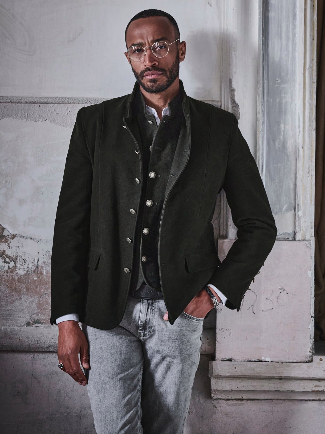 Mey & Edlich West End Weste Schwarz 54