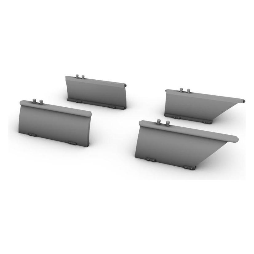 CMK DH.82 Tiger Moth Cockpit Entry Hatches (4pcs, open) (129-4412)