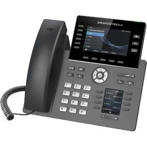Grandstream Telefon GRP2616, schwarz, schnurgebunden, mit WLAN, Bluetooth