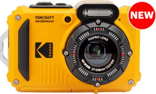 Kodak Pixpro WPZ2 Digitalkamera 15 Megapixel Opt. Zoom: 4 x Gelb inkl. Akku, inkl. Blitzgerät Bildstabilisierung, WiFi, Wasserdicht