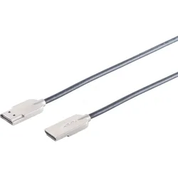 SHVP BS10-30025 - HDMI Kabel, 4K, ultra slim, schwarz, 1,0m