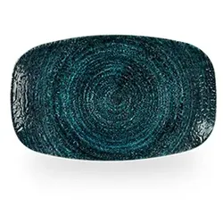 Churchill Homespun Chroma Blue Chefs Platte 20x12.1cm