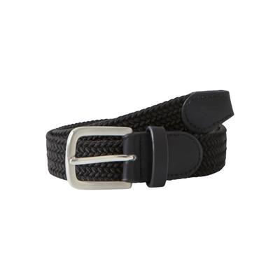 Flechtgürtel NAME IT "NKMSIECE BELT NOOS", Jungen, Gr. 75, schwarz, Web, Kunstfaser, unifarben mit Farbeinsatz, Gürtel