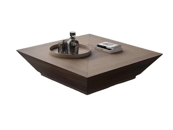 JVmoebel Couchtisch Rechteckiger Designer Tisch aus Walnuss Natur (Couchtisch), Made in Europa
