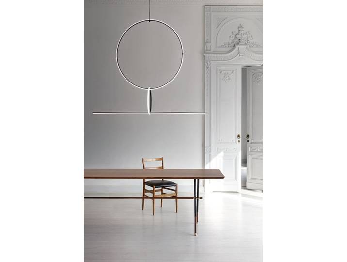 Arrangements Broken Line Pendelleuchte - Flos - Wohnzimmer - Aluminium