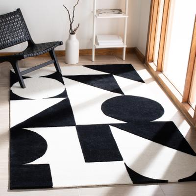 SAFAVIEH Handmade Rodeo Drive Soumitra Mid-Century Modern Wool Rug
