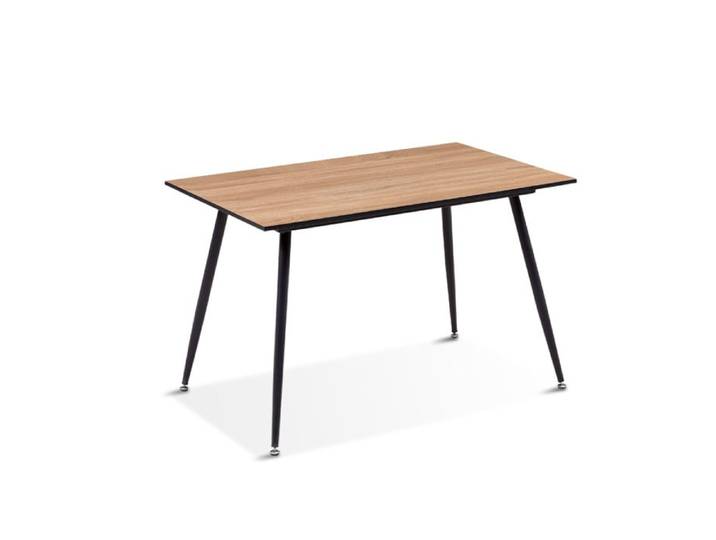 Table à manger rectangulaire scandinave en bois - Nora