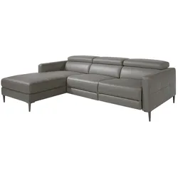 AC ANGEL CERDA Angel Cerdá  Graues Lederecksofa mit Relax 6125C