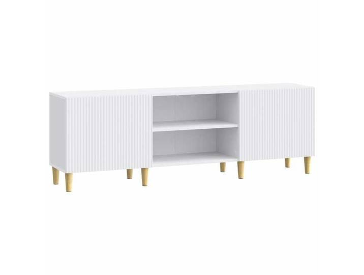 NOUVEAU Cabinet TV - Meuble TV - Commode hifi contemporain - blanc - 150x31x50cm - Bois d'ingénierie 88464