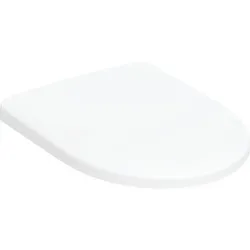 Geberit GE Renova WC-Sitz, Befestigung von oben mit Absenkautomatik, Quick Release, weiß