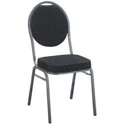 BIG Möbel GmbH Stapelstuhl Bankettstuhl Hermano Schwarz