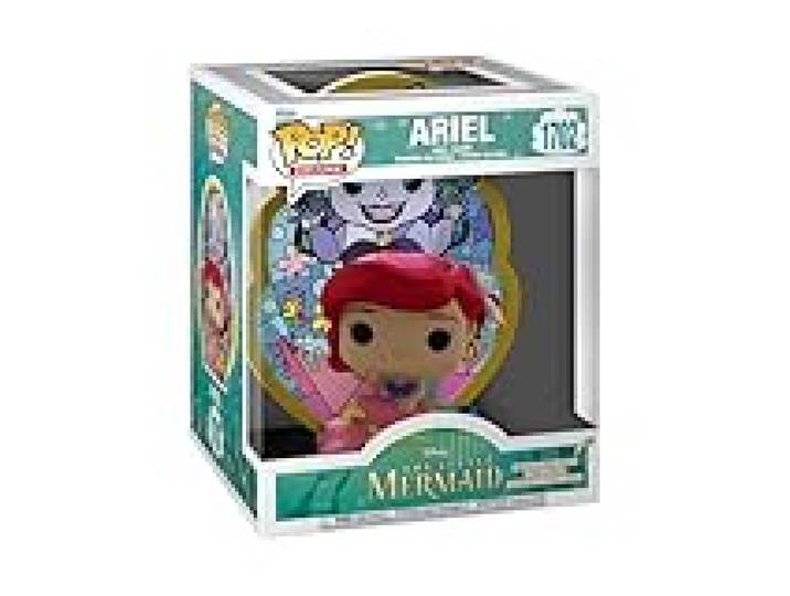Funko POP! Deluxe: Disney The Little Mermaid - Ariel (Glass) Goodies Officiels - Figurine Vinyle à Collectionner et Déco Étagère - Idée Cadeau Anniversaire pour Fans et Collectionneurs
