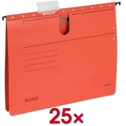 Leitz Hängehefter »Alpha 1984« 25 Stück rot, 34.8x27 cm