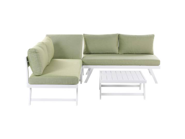 LOUNGE-SET 5-Sitzer Grün Coccorino
