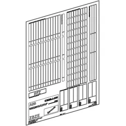 Striebel & John ZBZE Beschriftungssystem Zählerfeld, 1FB 2CPX054206R9999
