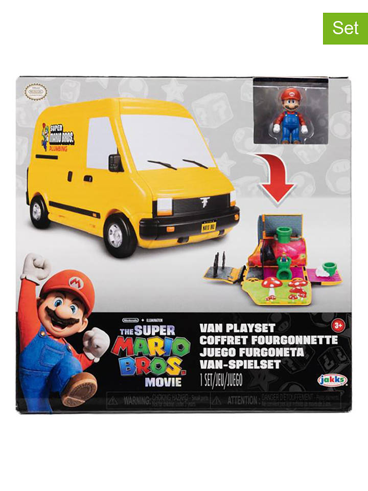 Spielset "Nintendo Super Mario Mini World Van" - ab 3 Jahren - onesize