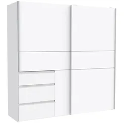 FORTE Schwebetürenschrank Winn2 200 x cm Dekor Weiß