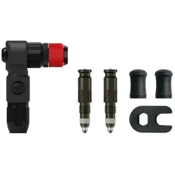 LEZYNE Pumpenkopf ABS Pro Clik Chuck + 2x Ventilkern