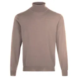 Rollkragen-Pullover Peter Hahn beige, 52