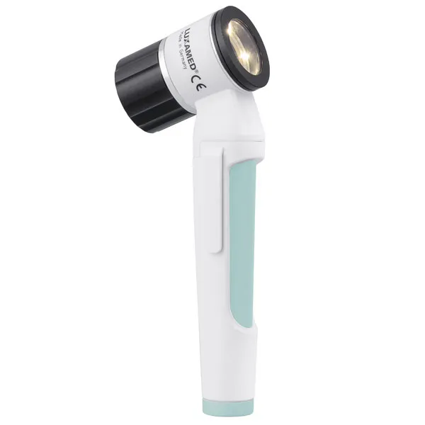 LUXAMED GmbH & CO. KG LuxaScope Dermatoskop LED 2,5 V Kontaktscheibe ohne Scala, weiß/jadegrün C1.416.954