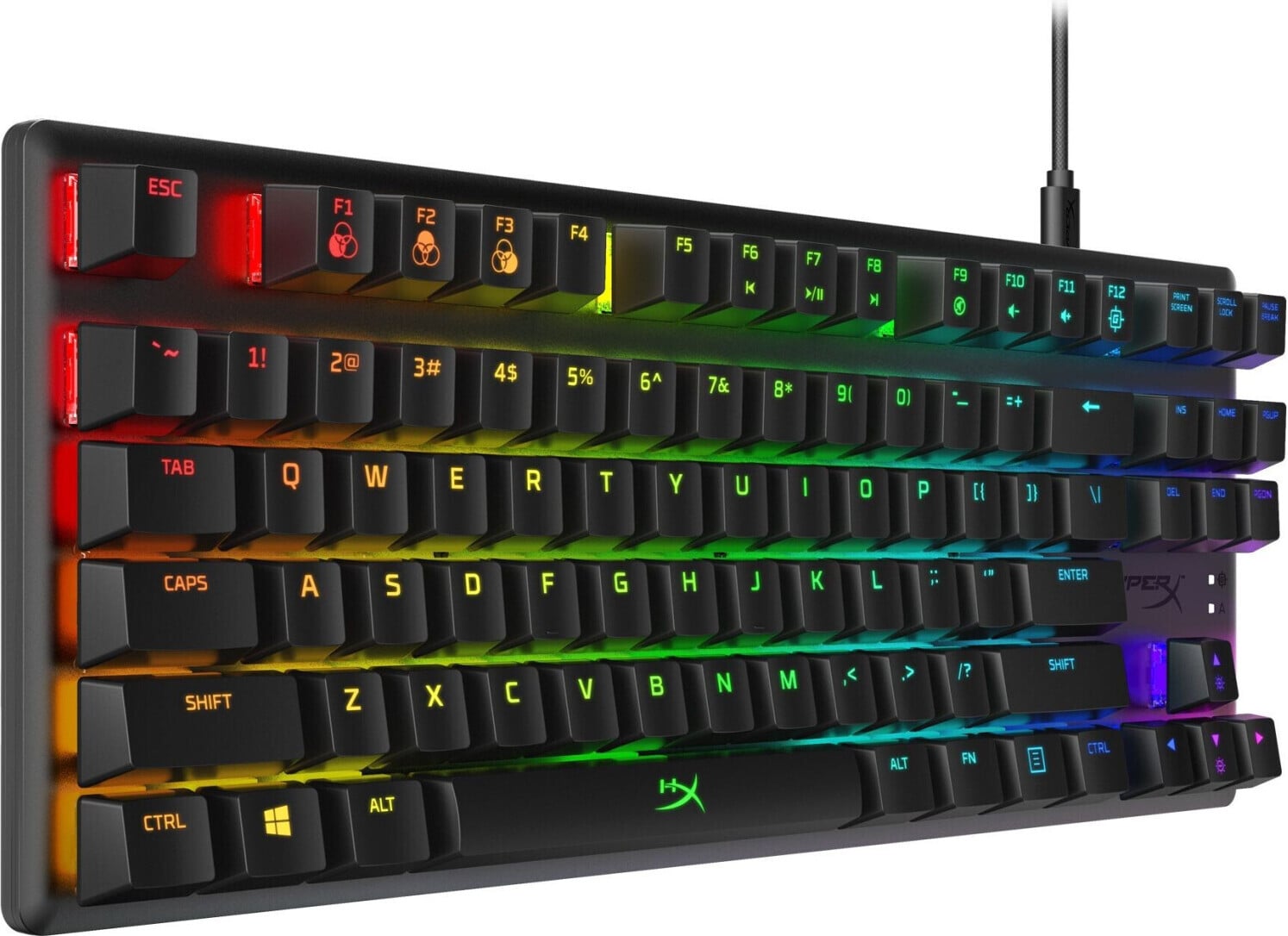 HyperX Alloy Origins Core Gaming Toetsenbord met Blauwe Schakelaars (US-versie)