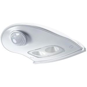 OSRAM LED-Außenstrahler DoorLED Down, IP54 wasserfest, 0,5 W / 40 Lumen, neutralweiß, Batterie, mit Bewegungsmelder