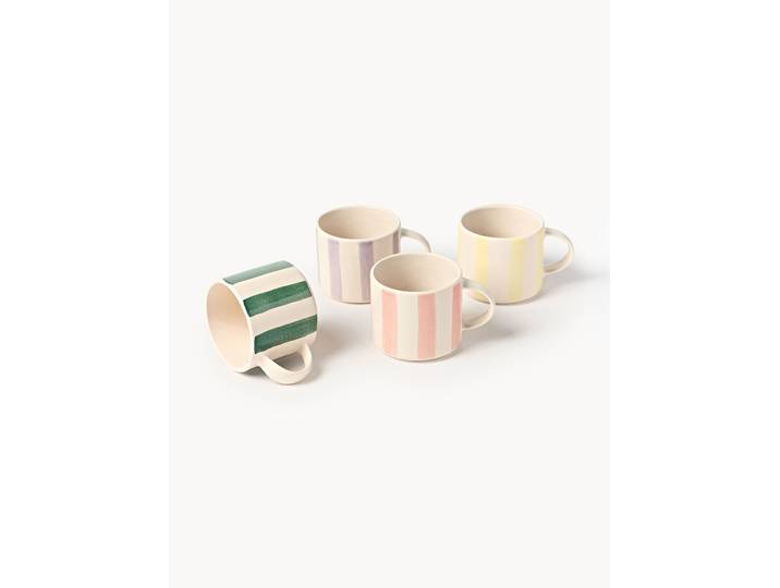 Tasses peintes à la main Donald, 4 pièces