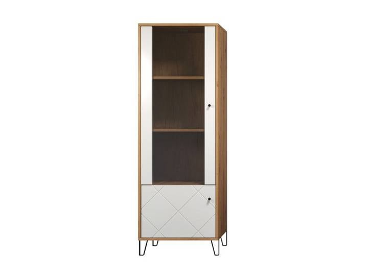 CHB Collection Armoire Naturel/Blanc 63 / 172 / 40
