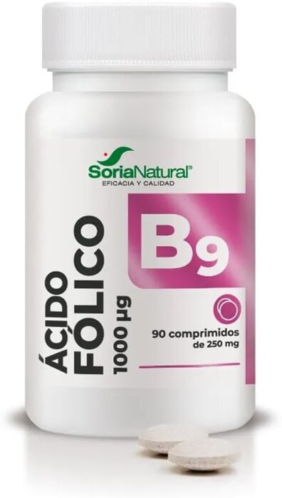 Soria Natural Ácido Fólico + B9 90 Tabs