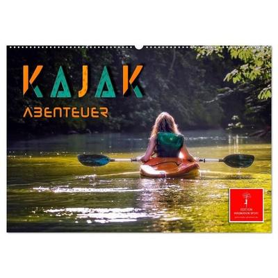 Kajak Abenteuer (Wandkalender 2027 DIN A2 quer), CALVENDO Monatskalender