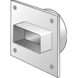 Helios Ventilatoren Anschlussstück FLAS 100