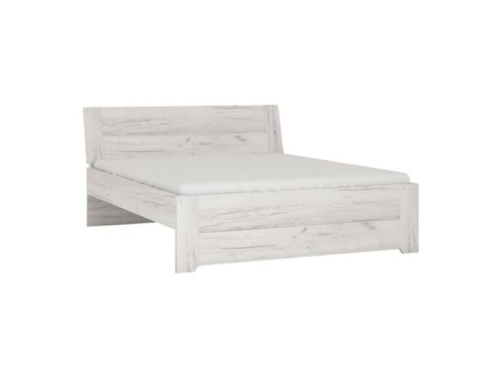 Lomadox Bettgestell Bett 160x200cm in Craft Eiche weiß