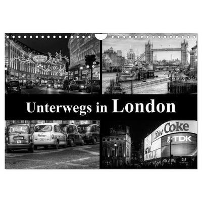 Unterwegs in London (Wandkalender 2027 DIN A4 quer), CALVENDO Monatskalender