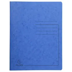Exacompta Spiralhefter DIN A4 Colorspankarton blau