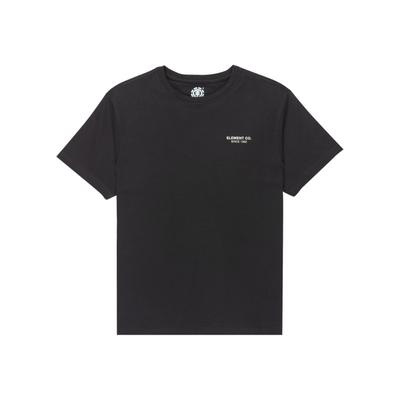 T-Shirt ELEMENT "Element Co", Kinder, Gr. 10(140-148cm), schwarz (flint schwarz), Obermaterial: 100% Baumwolle., Shirts T-Shirt
